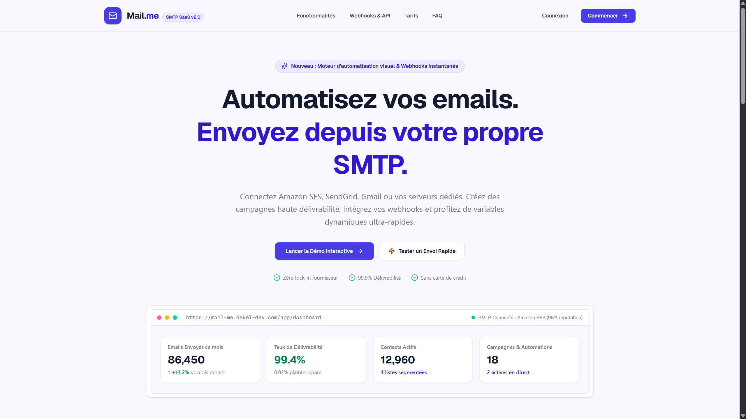 Interface de Viraclip